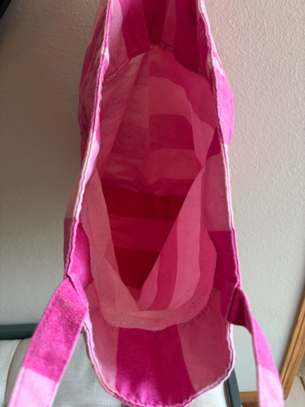 Victoria secret pink stripe beach tote - Picture 4 of 5